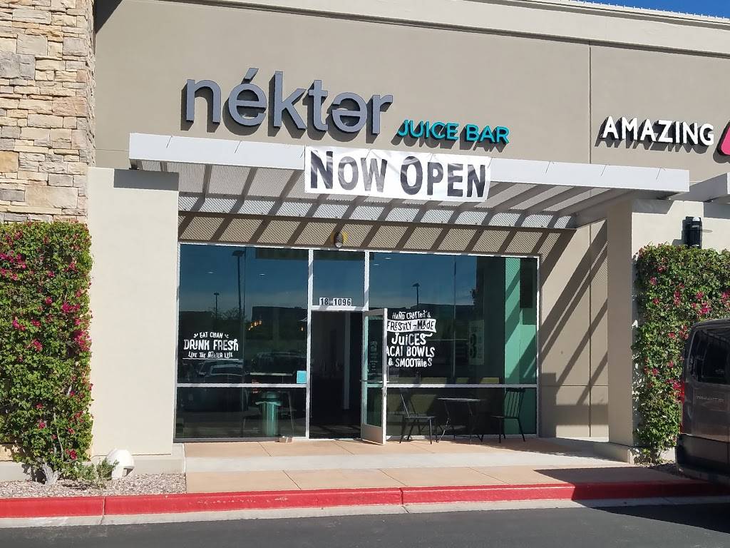 Nekter Juice Bar | cafe | 21001 N Tatum Blvd suite 18-1096, Phoenix, AZ 85050, USA | 4805084458 OR +1 480-508-4458