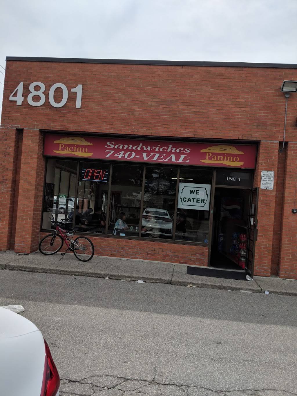 Pacino Panino Sandwiches | restaurant | 4801 Steeles Ave W, North York, ON M9L 2W1, Canada | 4167408325 OR +1 416-740-8325