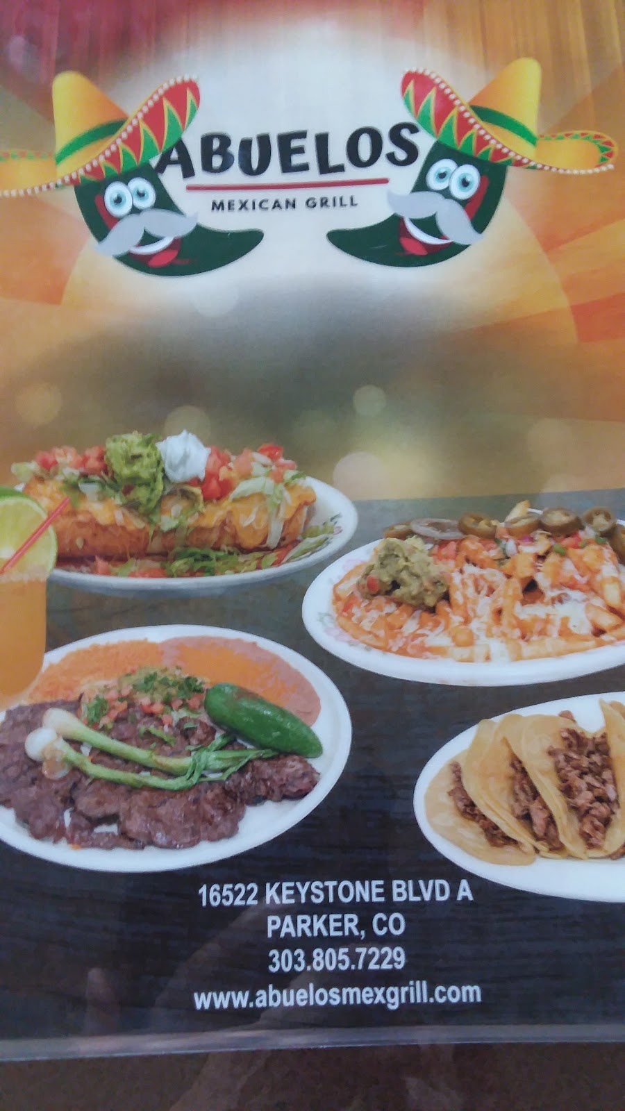 El Abuelo Mexican Grill | restaurant | 16522 Keystone Blvd, Parker, CO 80134, USA | 3038057229 OR +1 303-805-7229