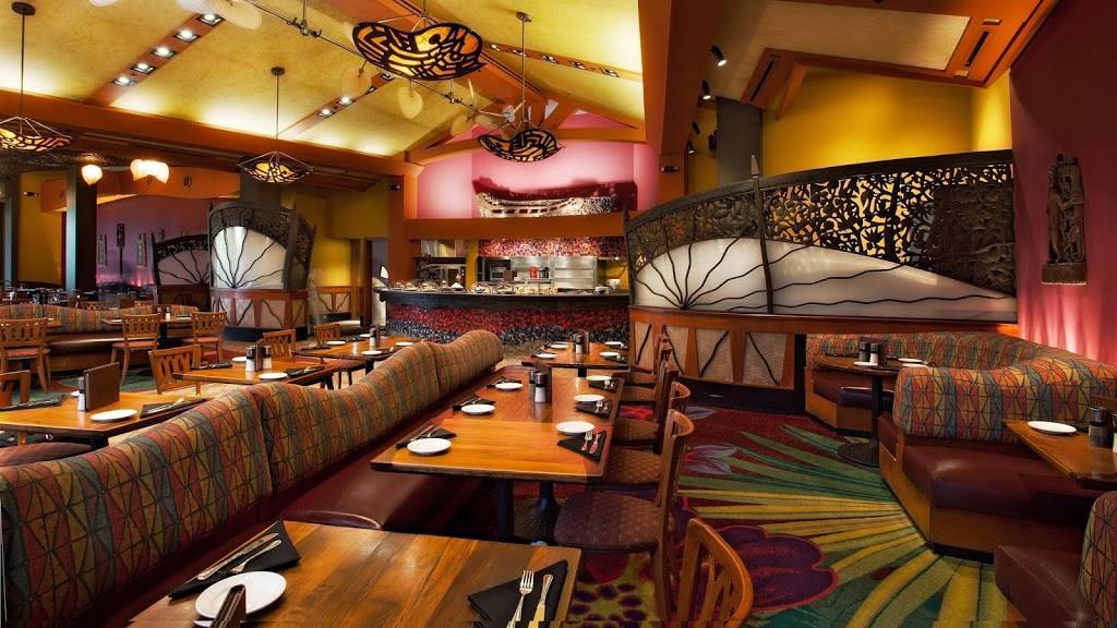 Kona Cafe | restaurant | 1600 Seven Seas Drive, Orlando, FL 32830, USA | 4079393463 OR +1 407-939-3463