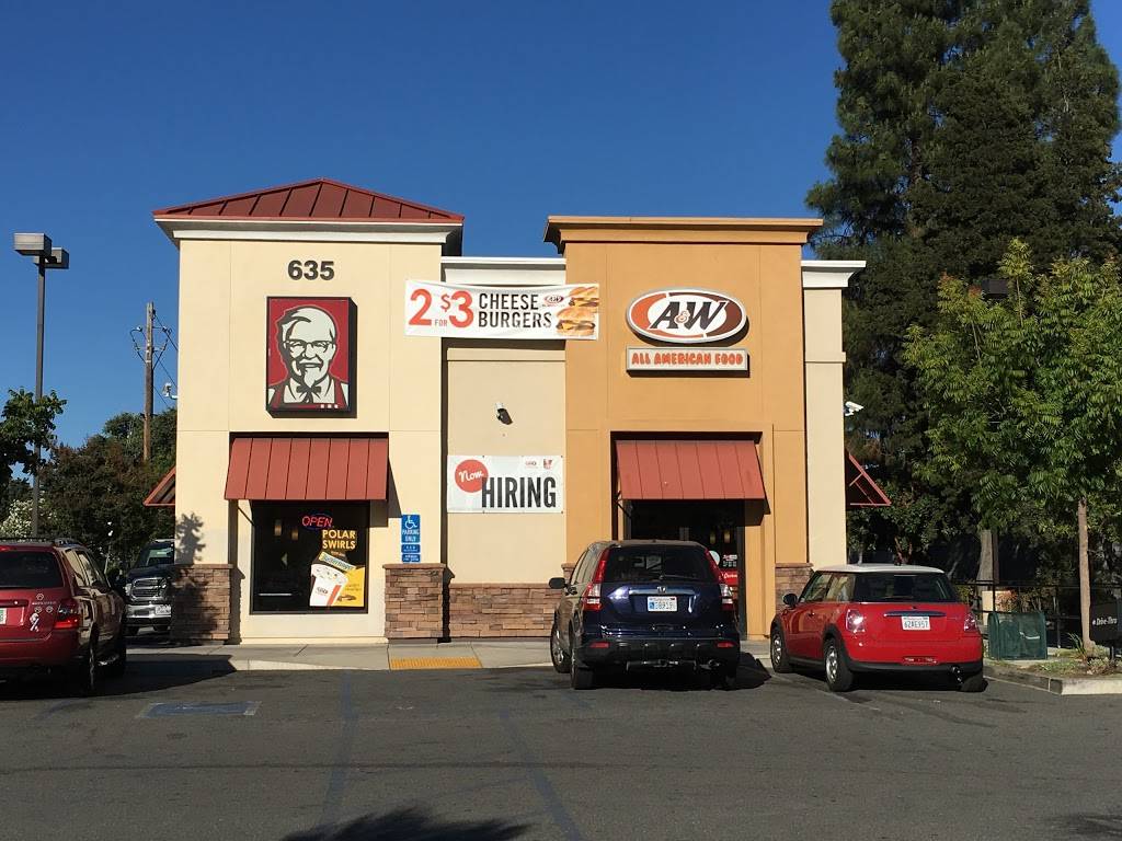 KFC | restaurant | 635 Contra Costa Blvd, Pleasant Hill, CA 94523, USA | 9256767800 OR +1 925-676-7800