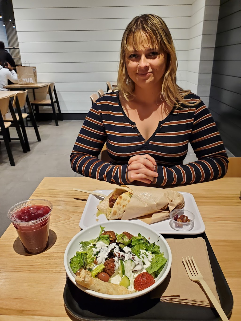 CAVA | restaurant | 4355 E Indian School Rd, Phoenix, AZ 85018, USA | 6238870695 OR +1 623-887-0695