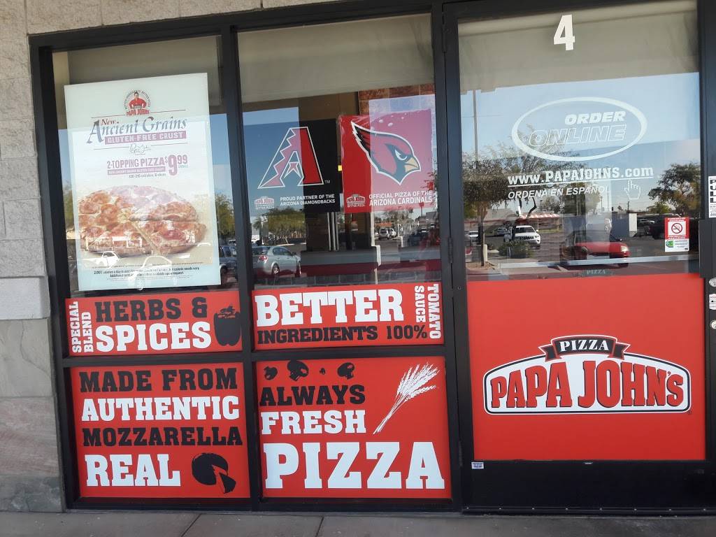 Papa Johns Pizza | restaurant | 4232 W Bell Rd Suite C4, Glendale, AZ 85308, USA | 6023080200 OR +1 602-308-0200