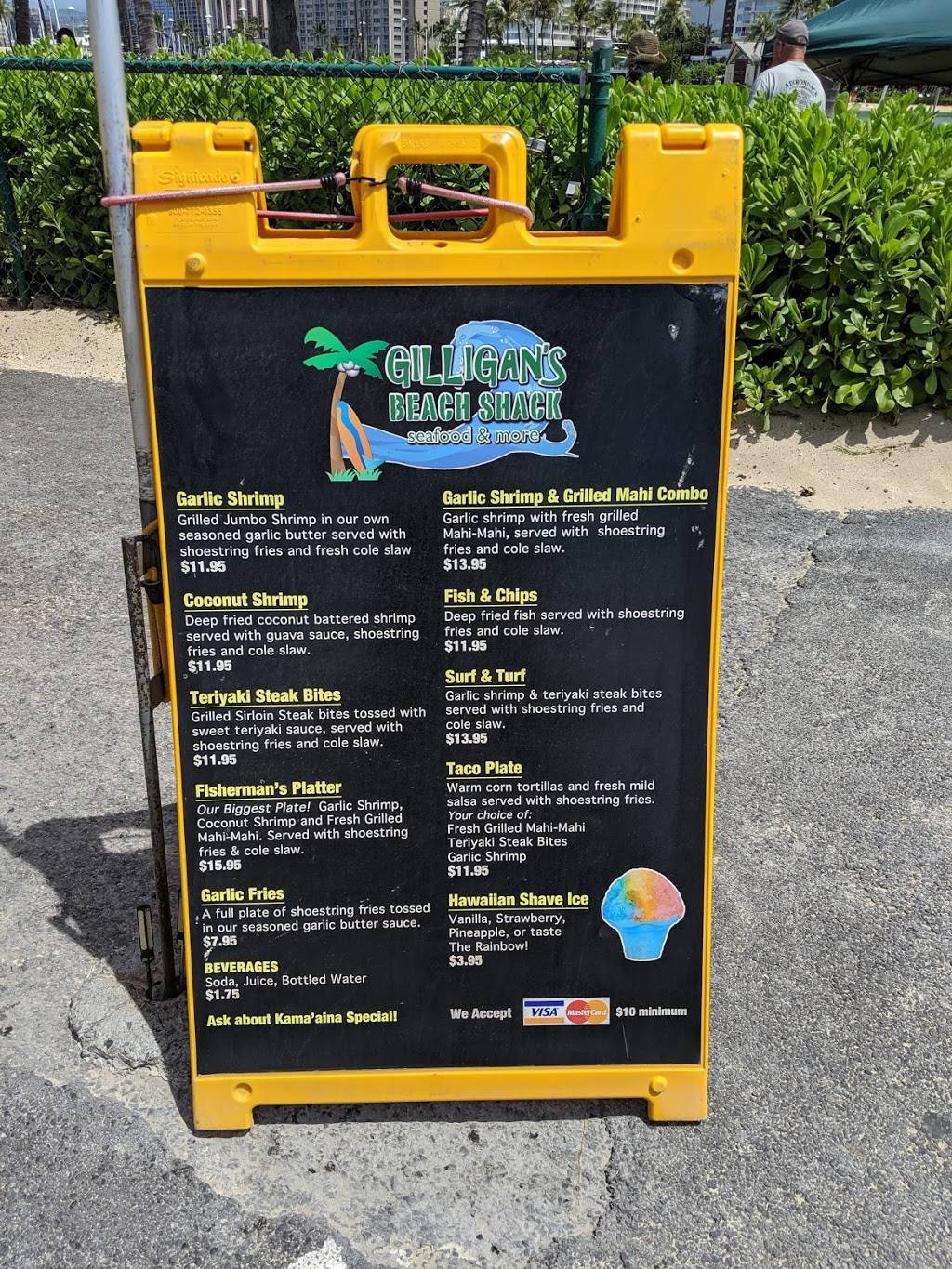 Gilligans Beach Shack | restaurant | Duke Kahanamoku Lagoon, Honolulu, HI 96815, USA | 8089279869 OR +1 808-927-9869