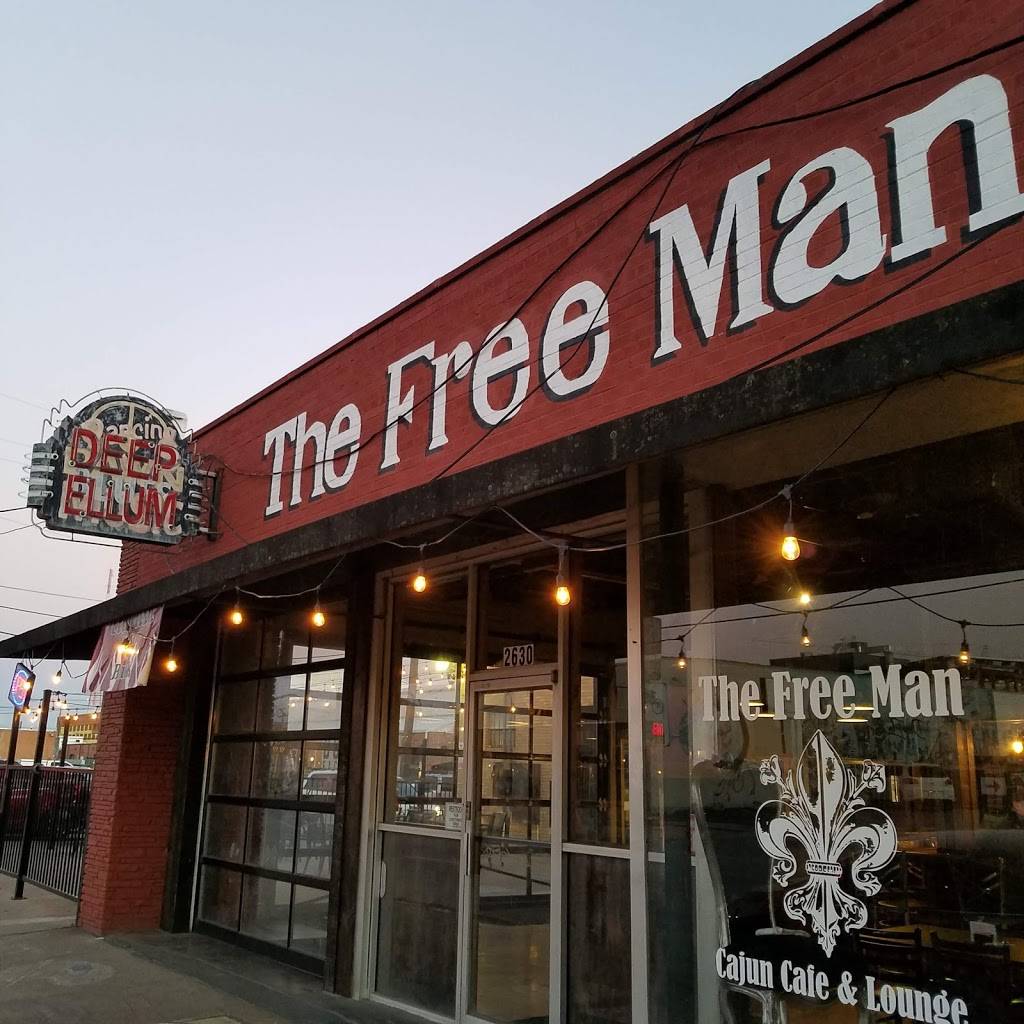 The Free Man Cajun Cafe & Lounge | meal takeaway | 2626-2630 Commerce St, Dallas, TX 75226, USA | 2143779893 OR +1 214-377-9893