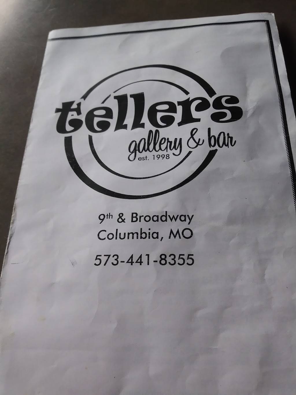Tellers Gallery & Bar | restaurant | 820 E Broadway, Columbia, MO 65201, USA | 5734418355 OR +1 573-441-8355