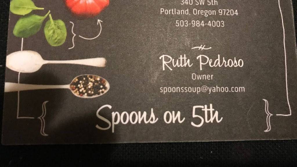 Spoons on 5th | restaurant | 340 SW 5th Ave, Portland, OR 97204, USA | 5039844003 OR +1 503-984-4003