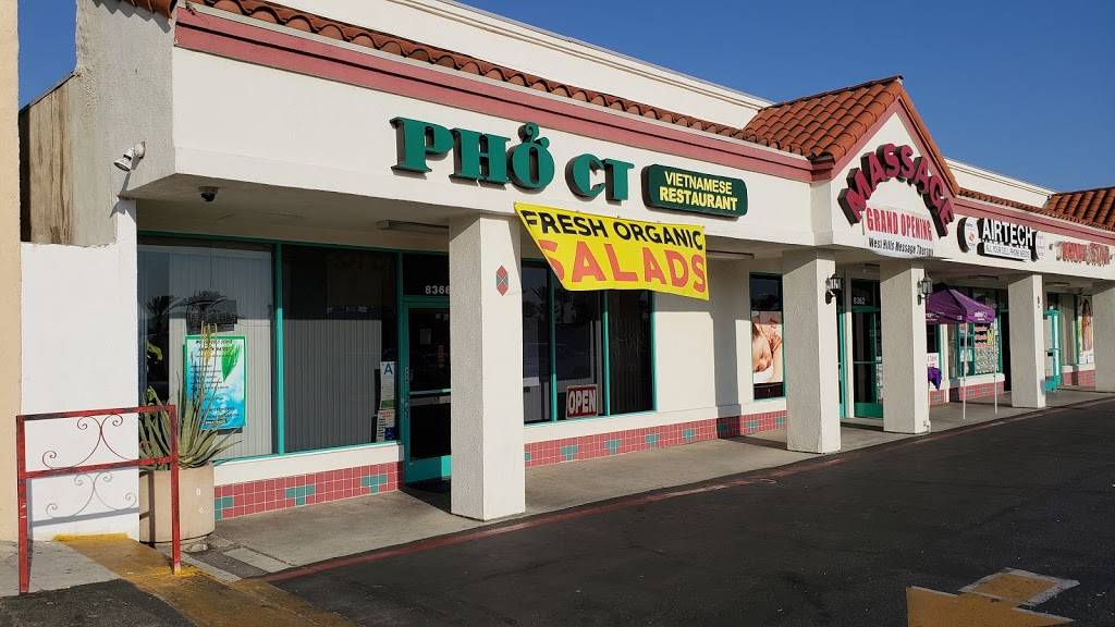 Pho CT Vietnamese Restaurant | restaurant | 8366 Topanga Canyon Blvd, Canoga Park, CA 91304, USA | 8188889746 OR +1 818-888-9746