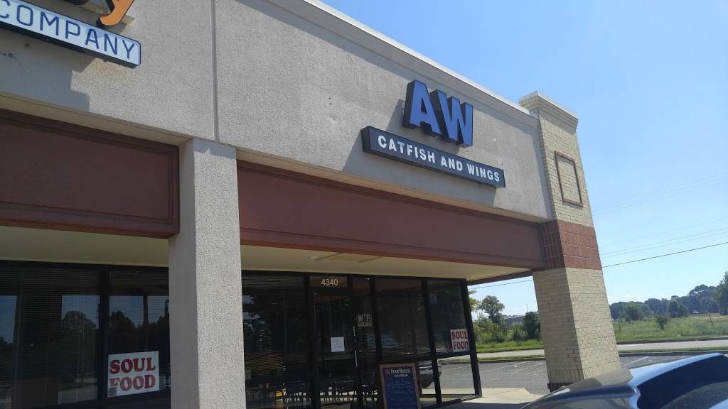 A W Catfish & Wings | restaurant | 4340 American Way, Memphis, TN 38118, USA | 9015524215 OR +1 901-552-4215