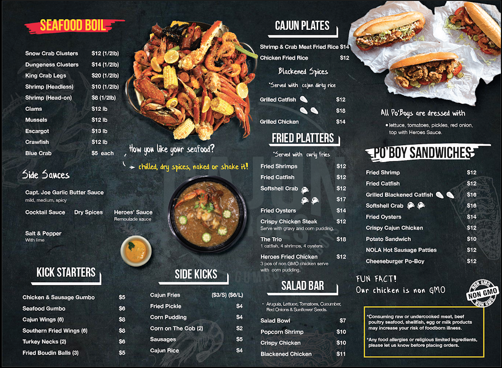 Cajun Heroes Seafood Boil & PoBoys | restaurant | 228 South St, Philadelphia, PA 19147, USA | 2672731292 OR +1 267-273-1292