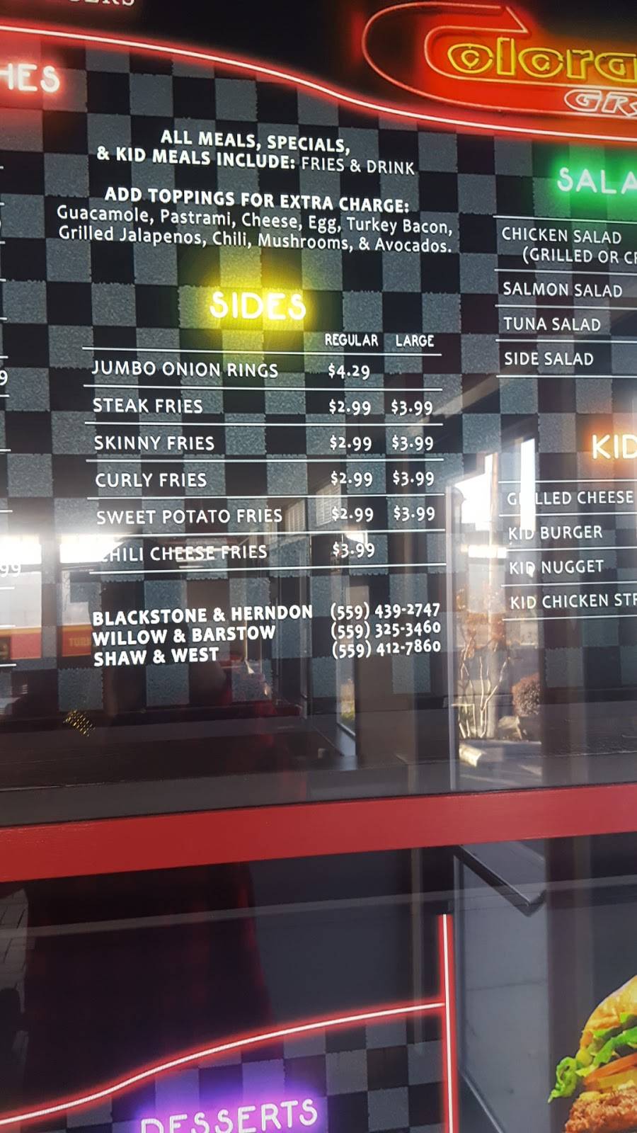 Colorado Grill | restaurant | 46 E Herndon Ave, Fresno, CA 93720, USA | 5594392747 OR +1 559-439-2747