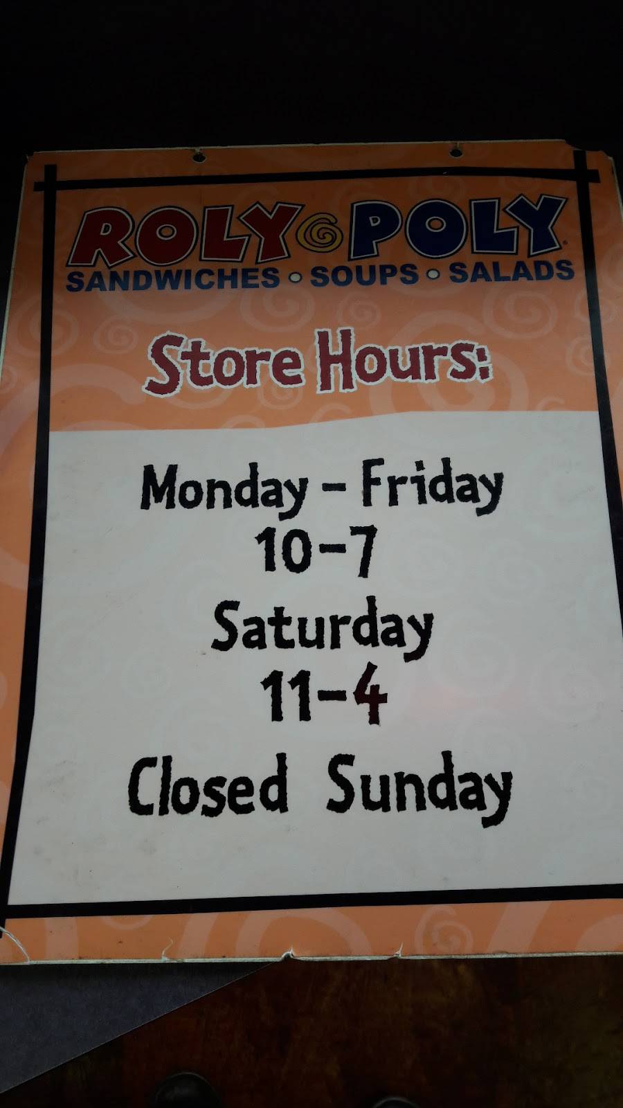 Greenville Roly Poly | meal takeaway | 1616 Woodruff Rd d, Greenville, SC 29607, USA | 8642863503 OR +1 864-286-3503