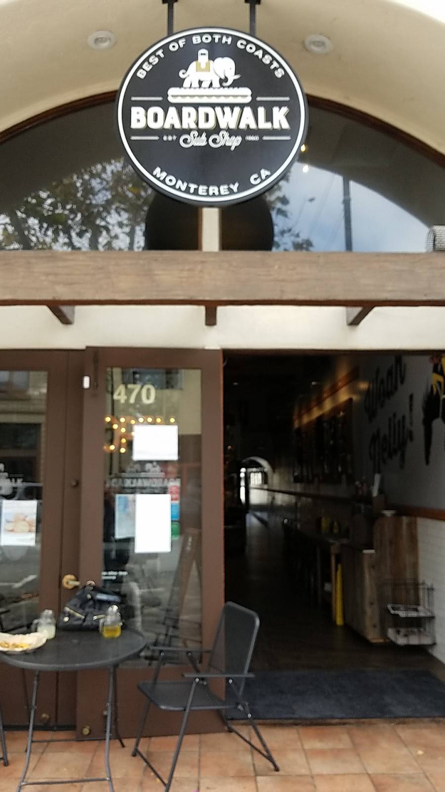 Boardwalk Sub Shop | restaurant | 470 Alvarado St, Monterey, CA 93940, USA | 8312641171 OR +1 831-264-1171