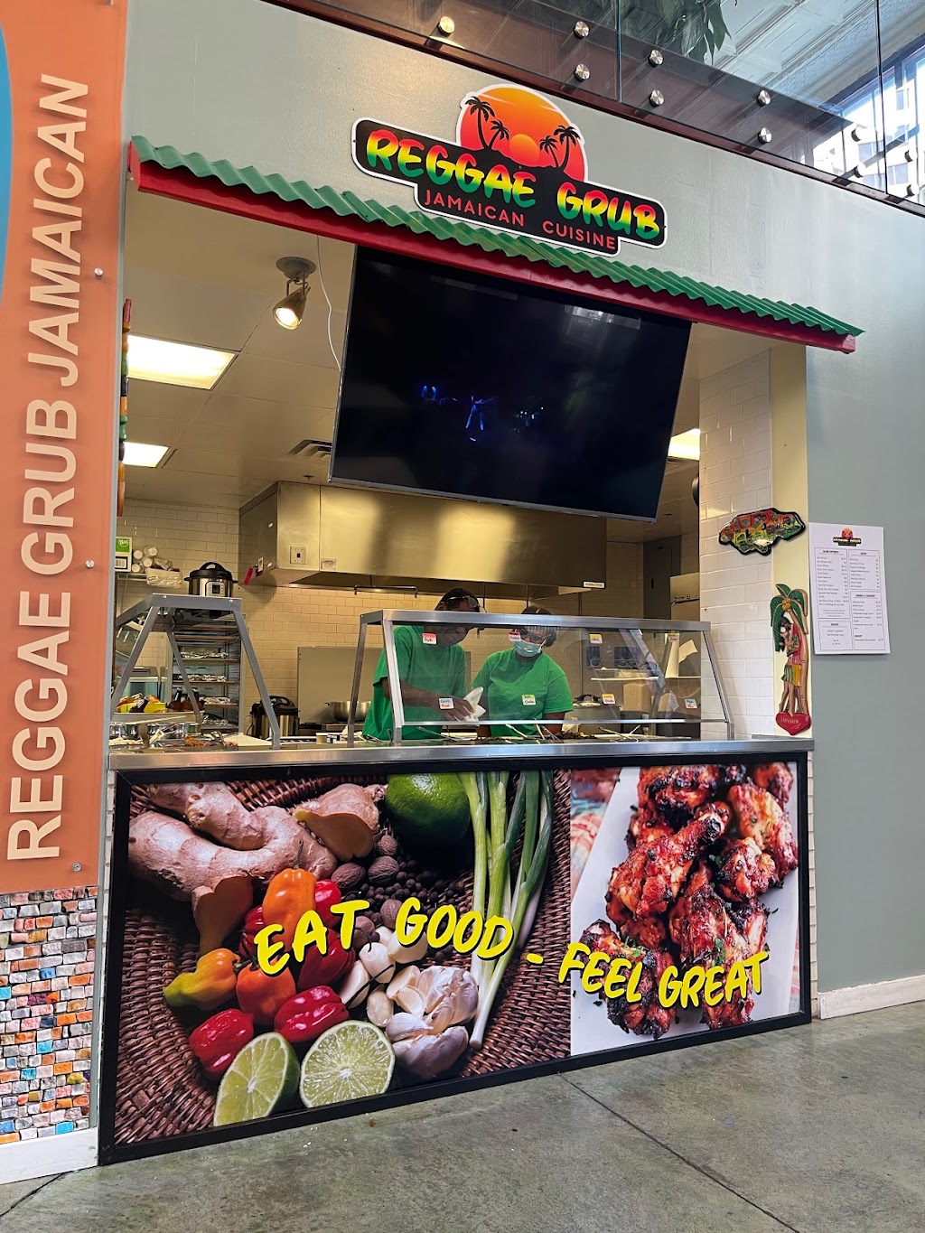 Reggae Grub | restaurant | 32 Market Square SE Unit 127, Roanoke, VA 24011, USA | 5407592469 OR +1 540-759-2469
