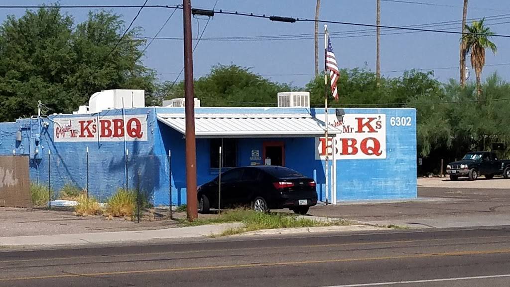 Mr. Ks Original BBQ | restaurant | 6302 S Park Ave, Tucson, AZ 85713, USA | 5207929484 OR +1 520-792-9484