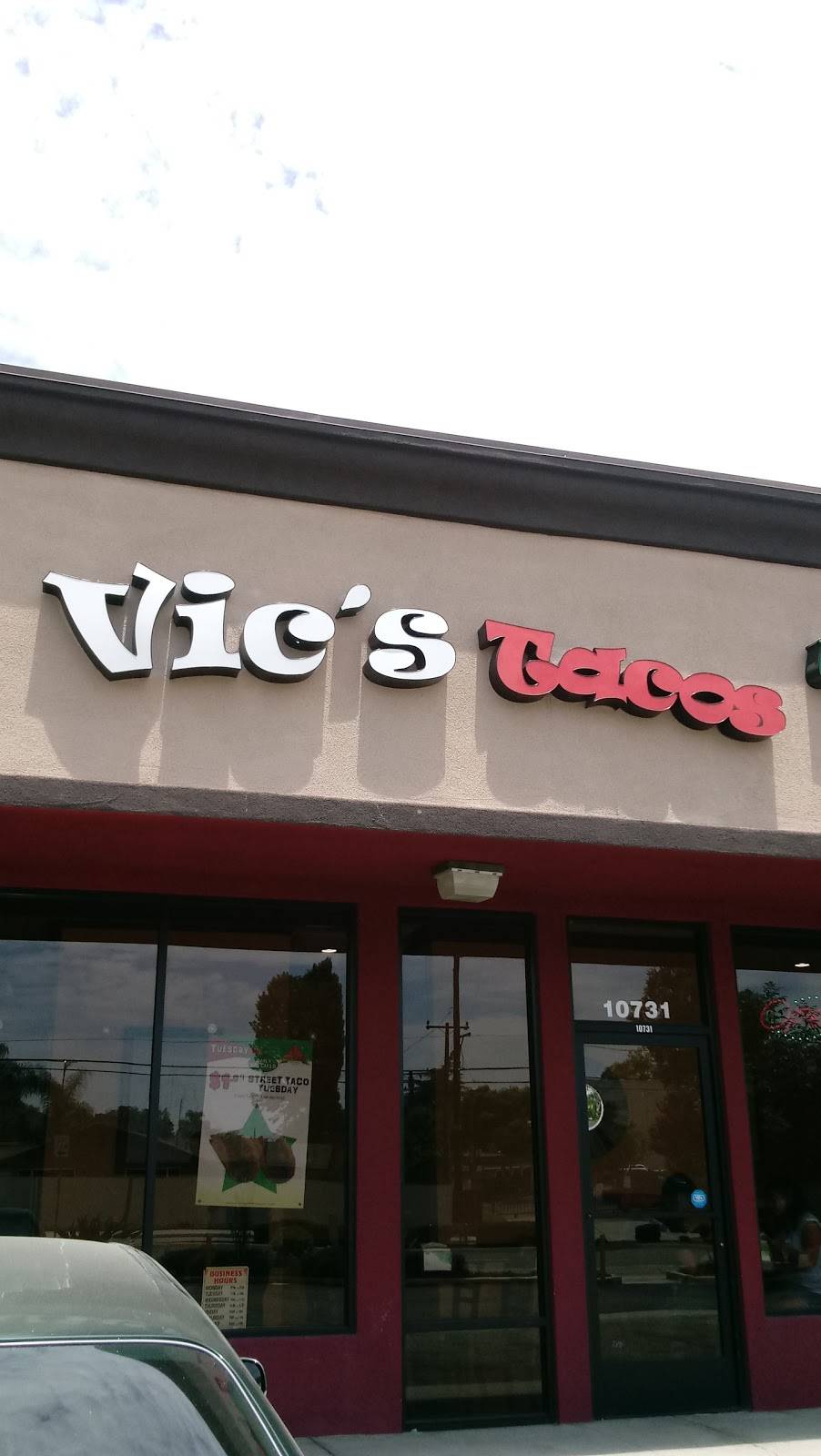 Vics Tacos | restaurant | 10731 La Mirada Blvd, Whittier, CA 90604, USA | 5629410408 OR +1 562-941-0408