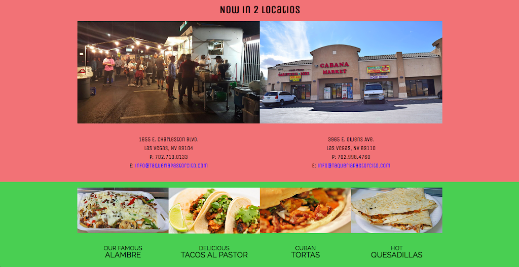Taqueria El Pastorcito | restaurant | 3965 E Owens Ave, Las Vegas, NV 89110, USA | 7029984760 OR +1 702-998-4760