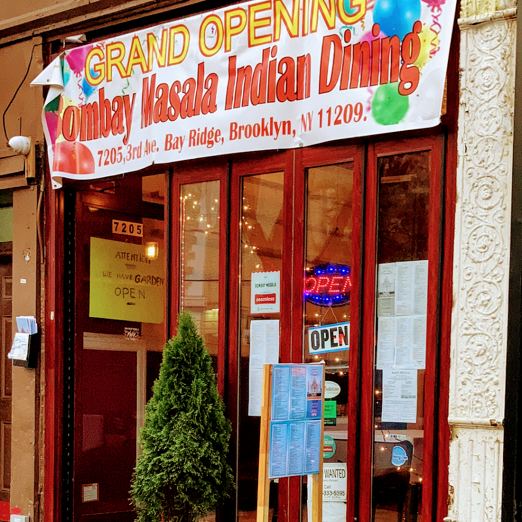 Bombay Masala Bay Ridge | restaurant | 7205 3rd Ave, Brooklyn, NY 11209, USA | 7183335395 OR +1 718-333-5395