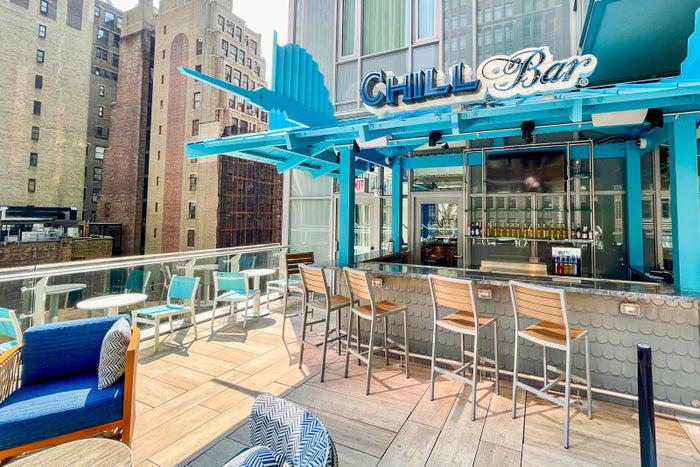 License to Chill Bar - Times Square | restaurant | 560 7th Ave 7th Floor, New York, NY 10018, USA | 3322424825 OR +1 332-242-4825