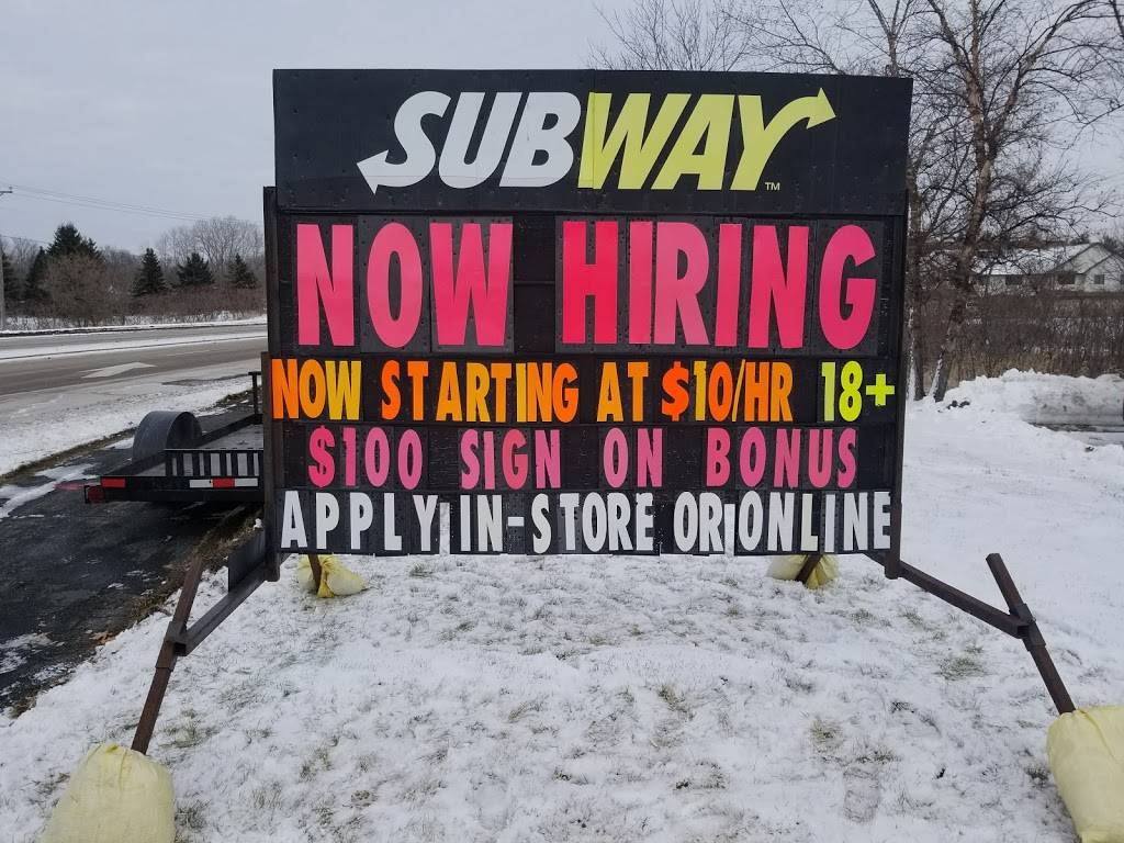 Subway Restaurants | restaurant | 1401 Stillwater Blvd N, Stillwater, MN 55082, USA | 6514309799 OR +1 651-430-9799