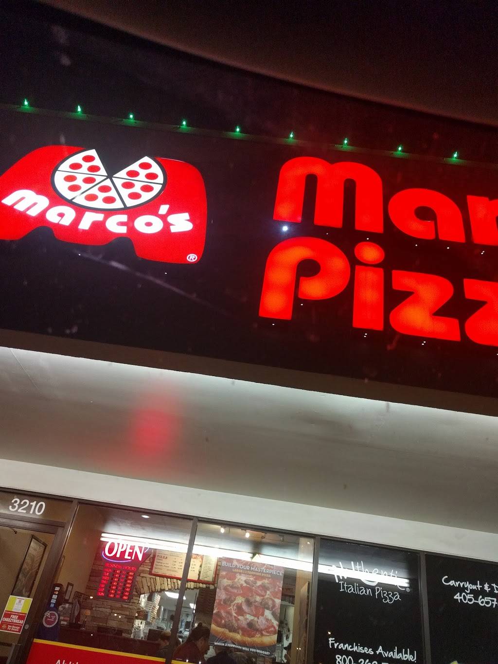 Marcos Pizza | meal delivery | 3210 S Blvd, Edmond, OK 73013, USA | 4056571999 OR +1 405-657-1999