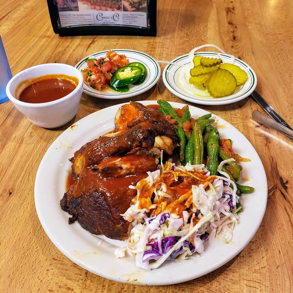 Charlies Bar-B-Que | restaurant | 4803 Bissonnet St, Bellaire, TX 77401, USA | 7136647964 OR +1 713-664-7964