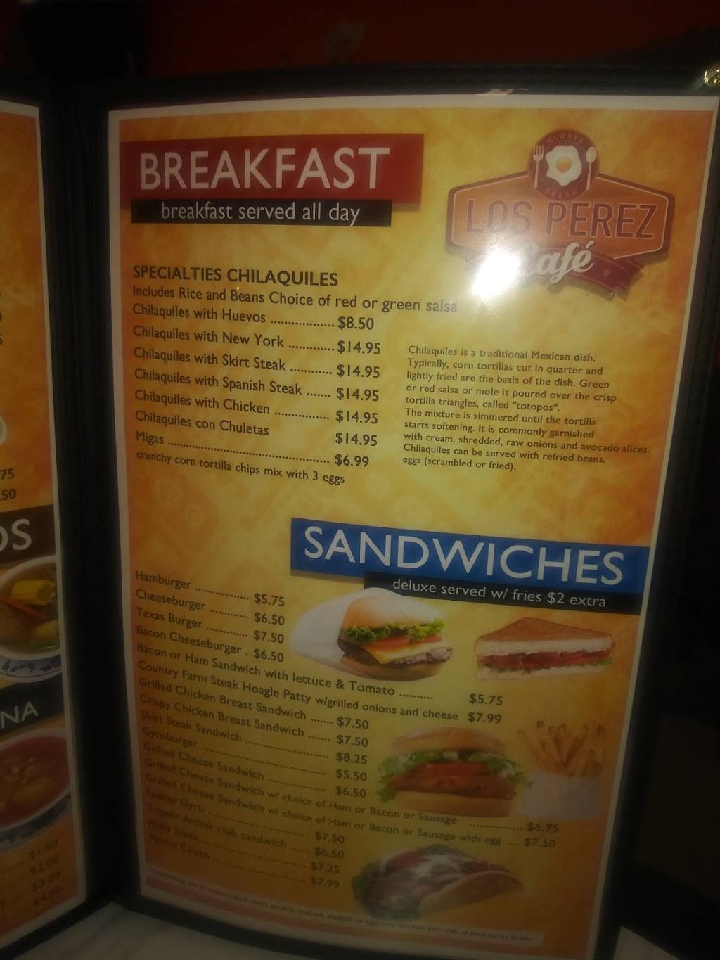 Los Perez Cafe | restaurant | 2009 Washington St, Waukegan, IL 60085, USA | 8476724920 OR +1 847-672-4920