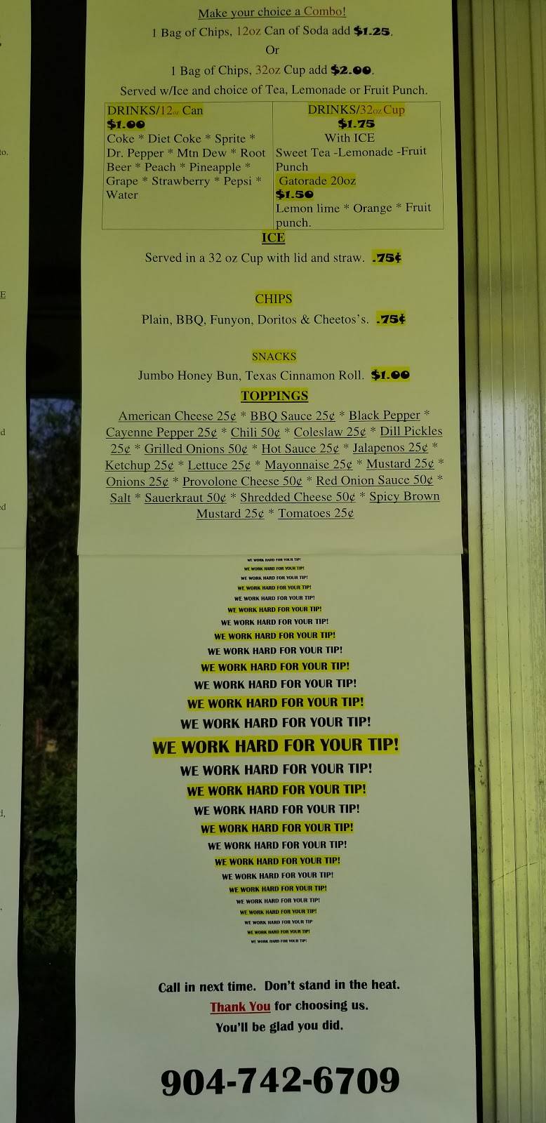 Road DAWGS Food TRUCK | restaurant | Jacksonville, FL 32220, USA | 9047426709 OR +1 904-742-6709