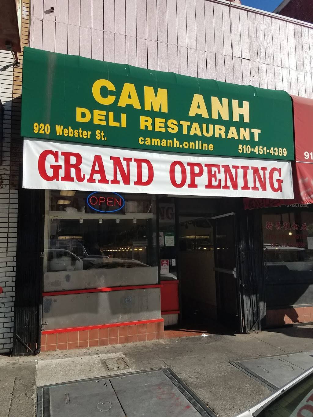 CAM ANH DELI RESTAURANT | restaurant | 920 Webster St, Oakland, CA 94607, USA | 5104514389 OR +1 510-451-4389