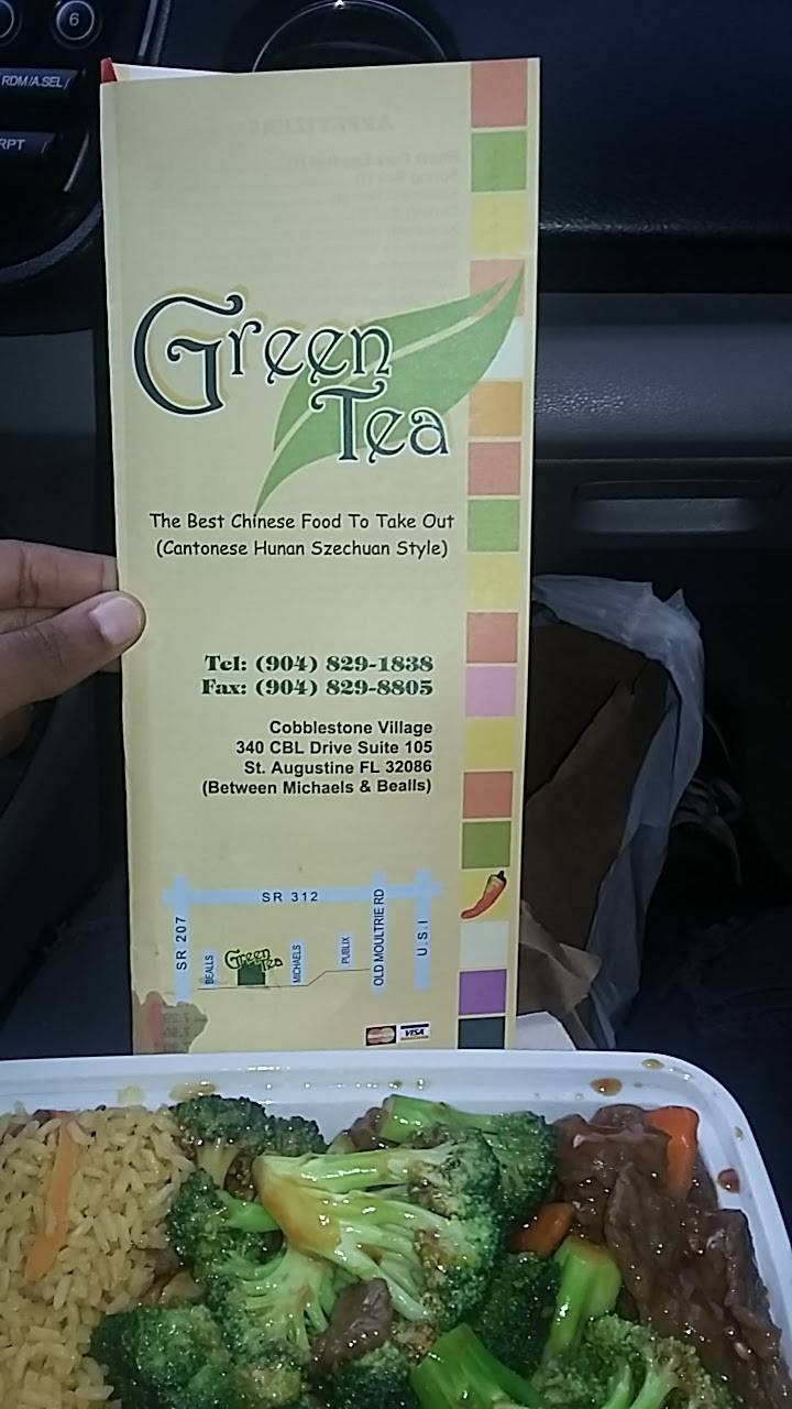 Green Tea | restaurant | 340 Cbl Dr #105, St. Augustine, FL 32086, USA | 9048291838 OR +1 904-829-1838