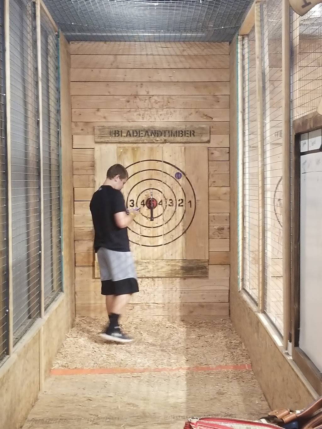 Blade & Timber Axe Throwing - KC | Town Center | restaurant | 5203 W 117th St, Leawood, KS 66211, USA | 9132055421 OR +1 913-205-5421