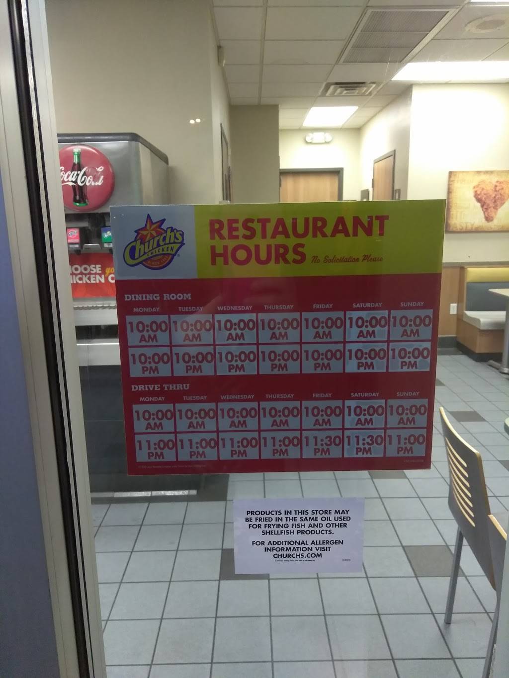 Churchs Chicken | restaurant | 6730 W McDowell Rd, Phoenix, AZ 85035, USA | 6238450121 OR +1 623-845-0121