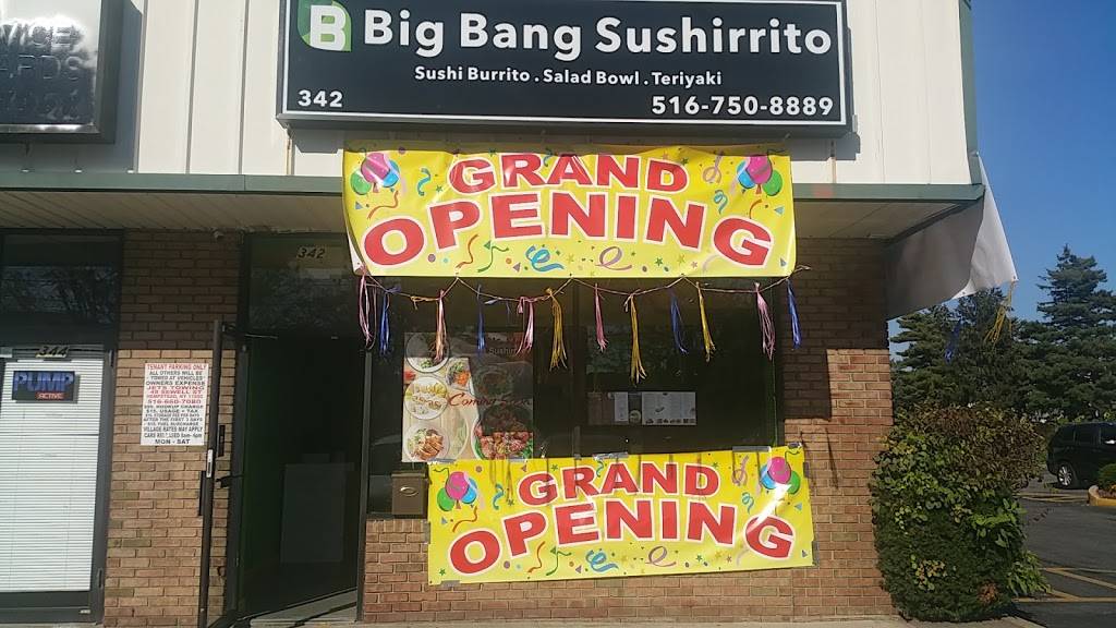 Big Bang Sushi&Poke | restaurant | 342 Hempstead Turnpike, West Hempstead, NY 11552, USA | 5167508889 OR +1 516-750-8889