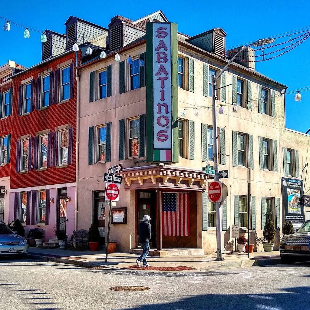 Sabatinos Italian Restaurant | restaurant | 901 Fawn St, Baltimore, MD 21202, USA | 4107272667 OR +1 410-727-2667