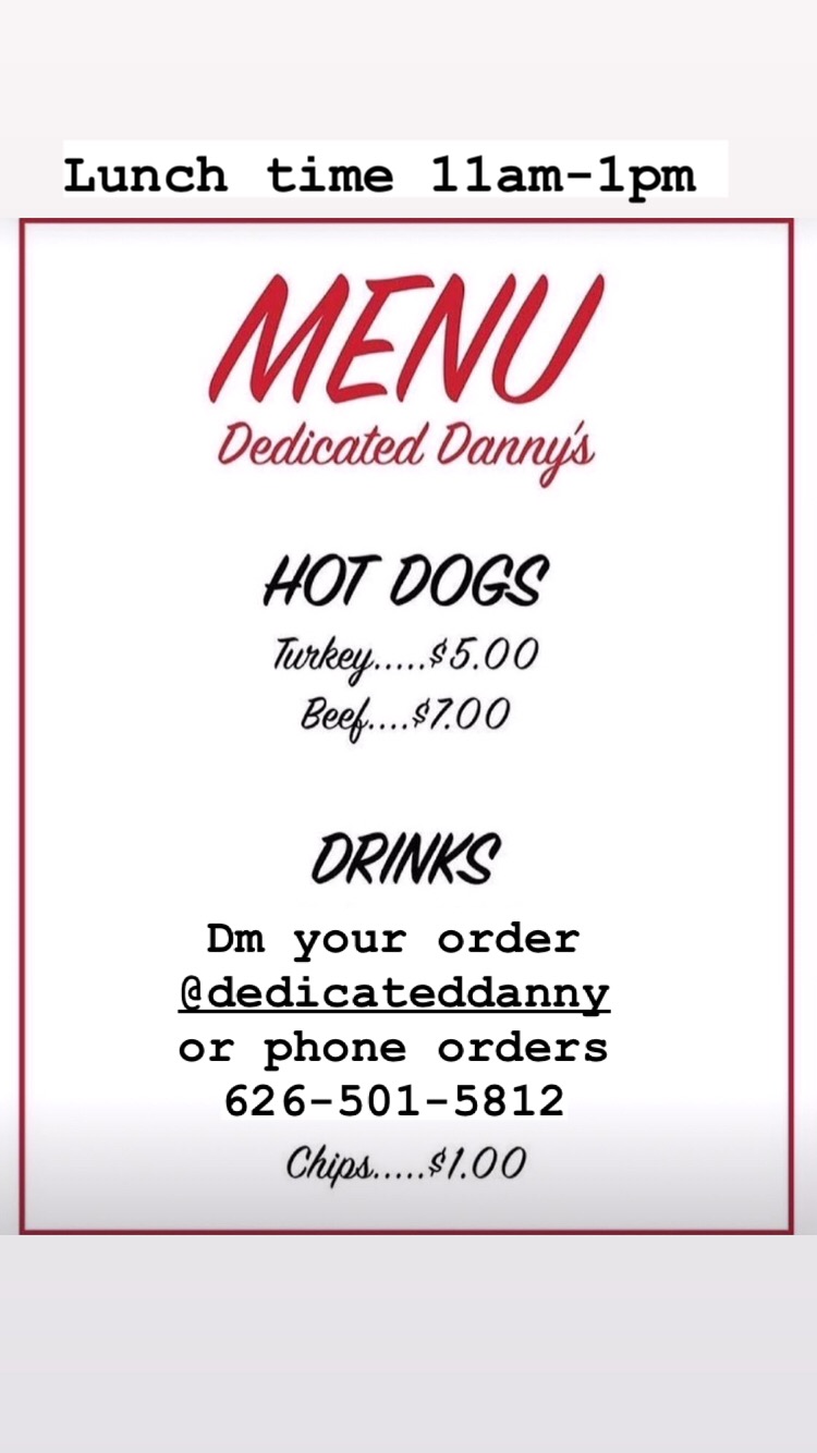 Dedicated Danny’s Bacon Wrapped Hot Dogs | restaurant | 1928 Bryce Rd, El Monte, CA 91733, USA | 6265015812 OR +1 626-501-5812