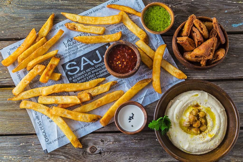 SAJJ Mediterranean SoMa | meal delivery | 636 2nd St, San Francisco, CA 94107, USA | 4156587577 OR +1 415-658-7577