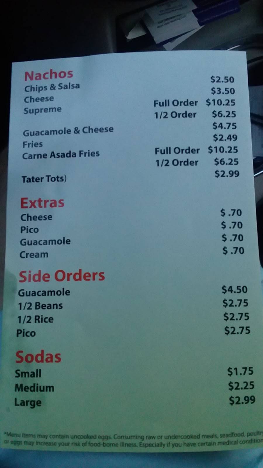 Ralibertos Taco Shop | restaurant | 1852 CA-273, Anderson, CA 96007, USA | 5307763117 OR +1 530-776-3117