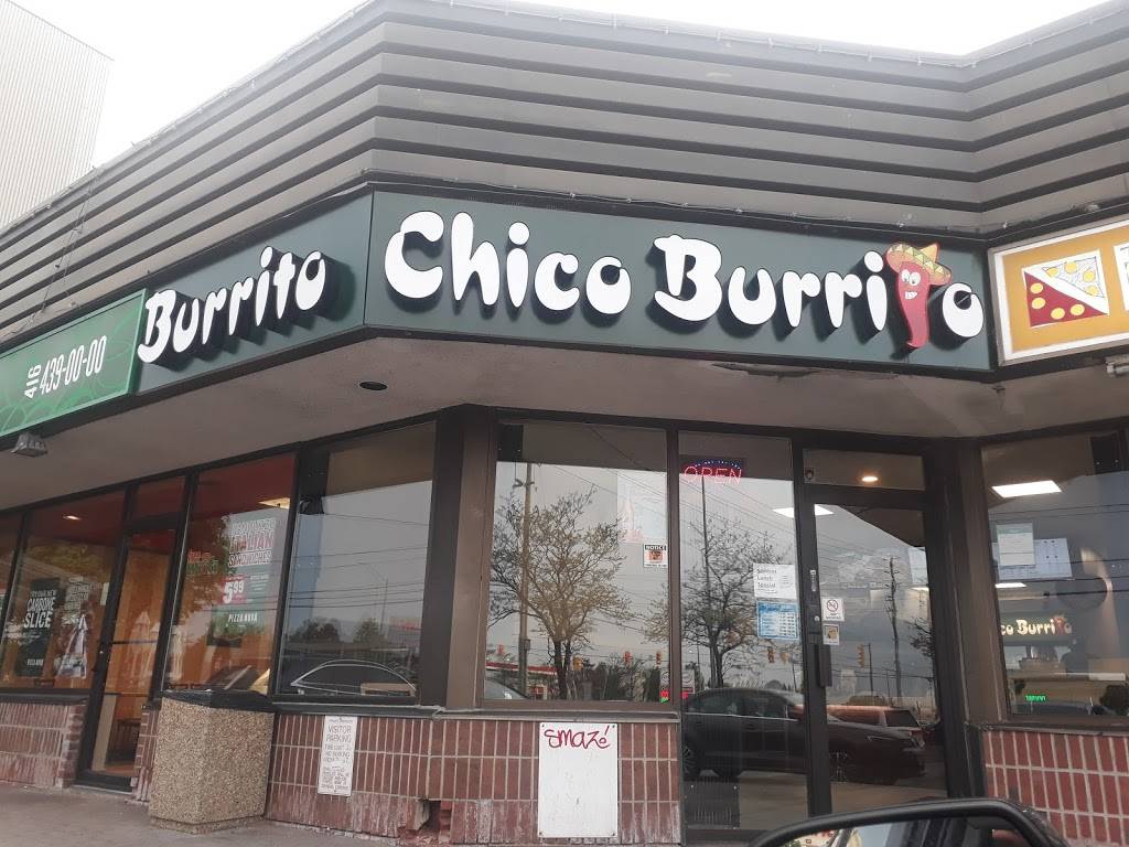 Chico Burrito | restaurant | 400 Steeles Ave E, Brampton, ON L6W 3R2, Canada | 9054974321 OR +1 905-497-4321