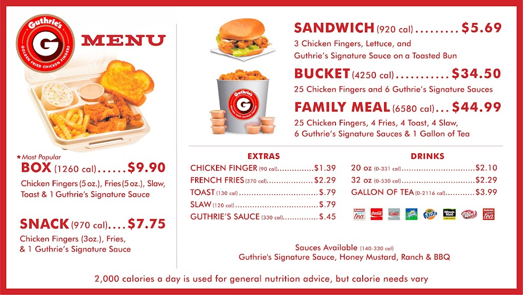 Guthries Chicken | restaurant | 1305 Columbus Pkwy, Opelika, AL 36804, USA | 3342754762 OR +1 334-275-4762