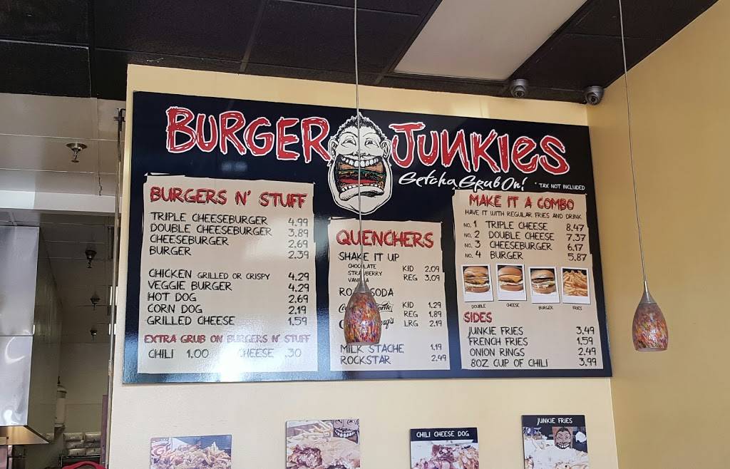 Burger Junkies | restaurant | 415 E Avenida Pico, San Clemente, CA 92672, USA | 9494985865 OR +1 949-498-5865
