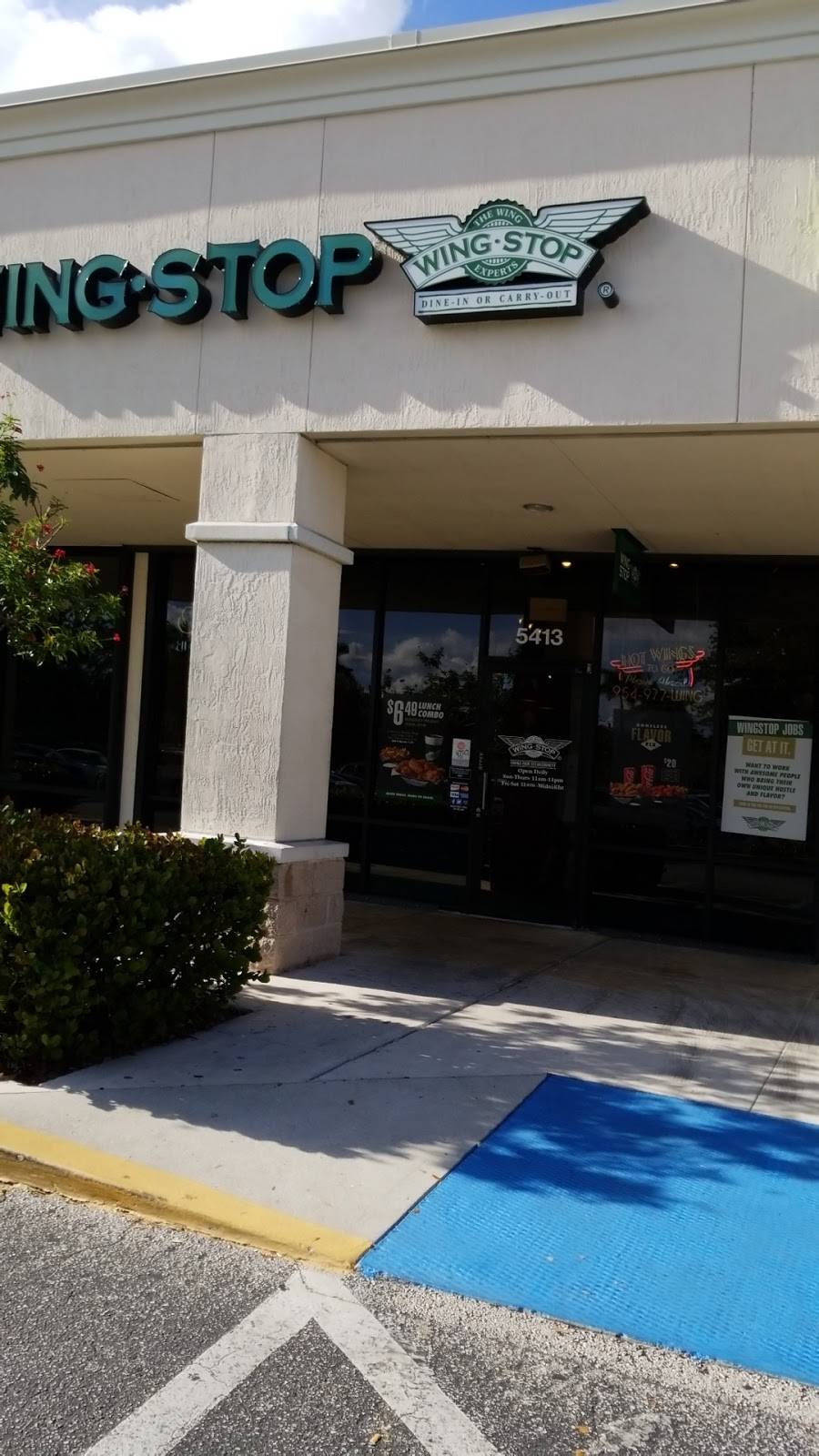 Wingstop | restaurant | 5413 W Atlantic Blvd, Margate, FL 33063, USA | 9549779464 OR +1 954-977-9464