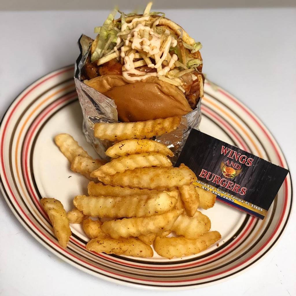 Wings and Burgers | restaurant | 7921 N Armenia Ave, Tampa, FL 33604, USA | 8133042603 OR +1 813-304-2603