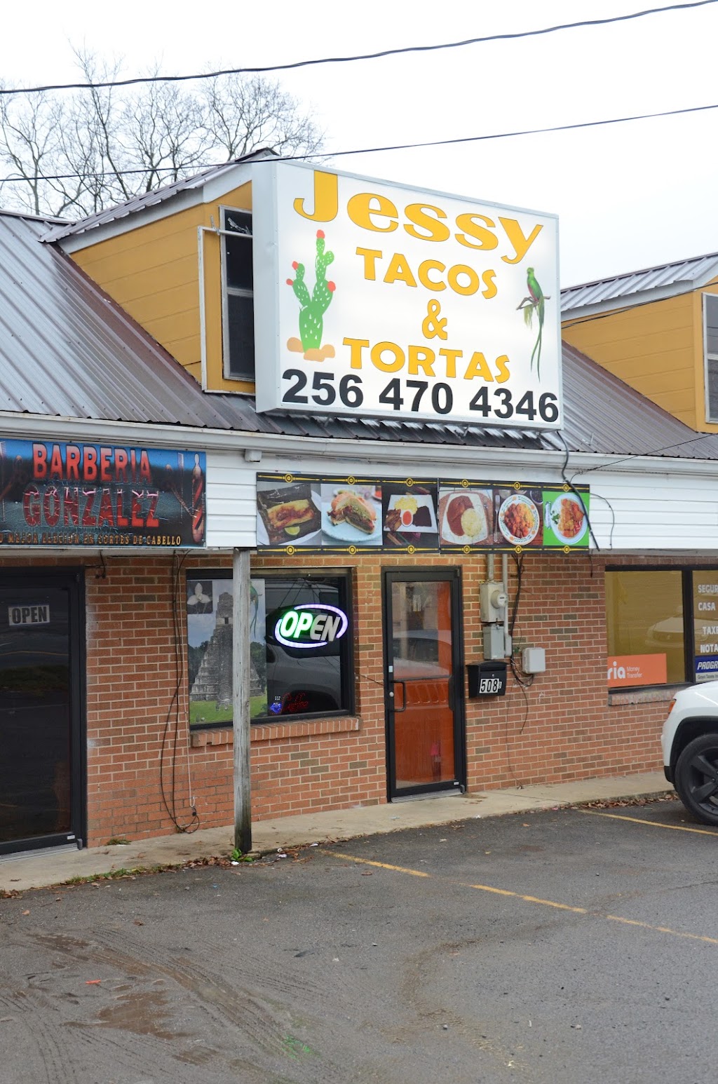 Jessy Tacos & Tortas | restaurant | 508 Baltimore Ave Suite B, Albertville, AL 35950, USA | 2564704346 OR +1 256-470-4346