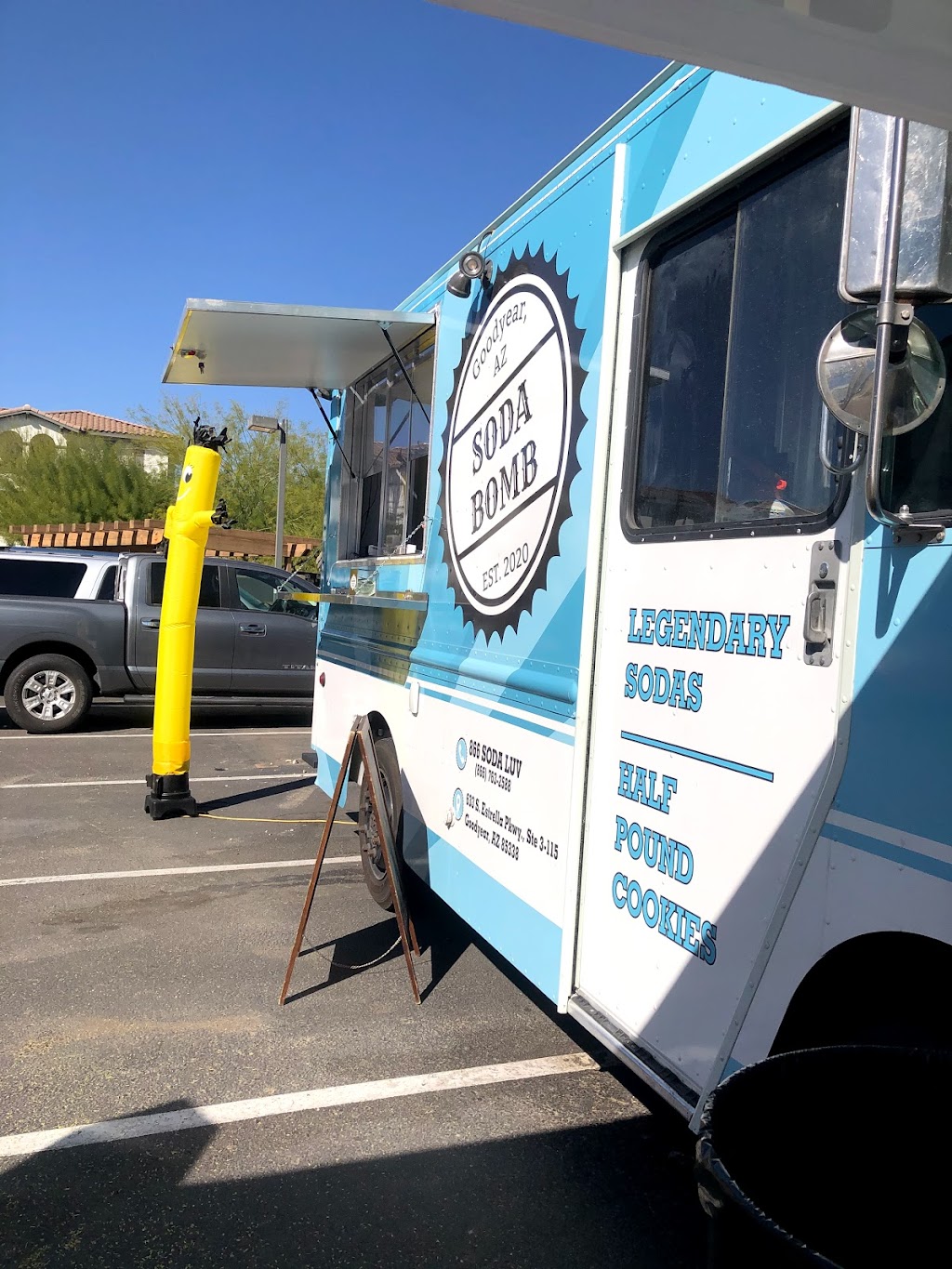 Soda Bomb | restaurant | 633 Estrella Pkwy Suite 115, Goodyear, AZ 85338, USA | 8667632588 OR +1 866-763-2588