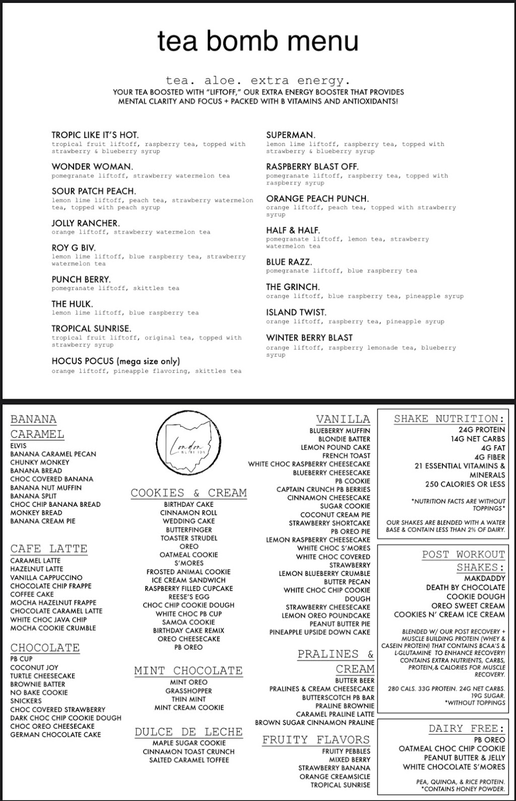 London Nutrition | restaurant | 9 S Main St, London, OH 43140, USA | 7409561671 OR +1 740-956-1671