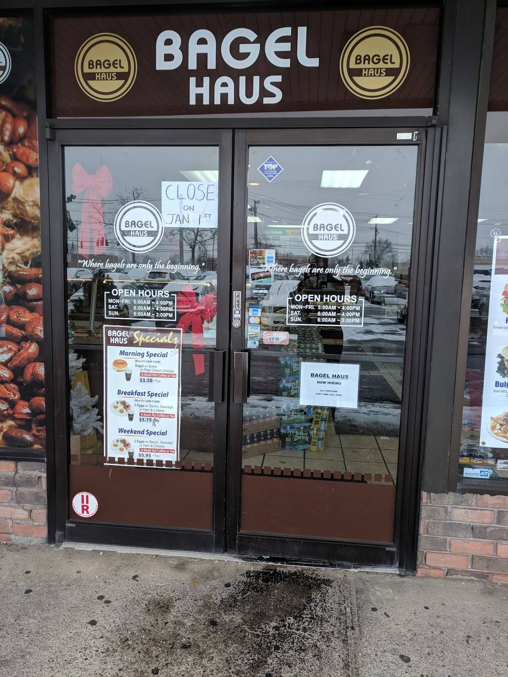 BAGEL HAUS | bakery | 2413 Jericho Turnpike, New Hyde Park, NY 11040, USA | 5167466262 OR +1 516-746-6262