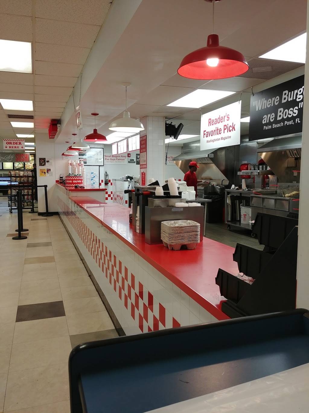 Five Guys | meal takeaway | 1731 Gilbert St, Norfolk, VA 23511, USA | 7574890340 OR +1 757-489-0340