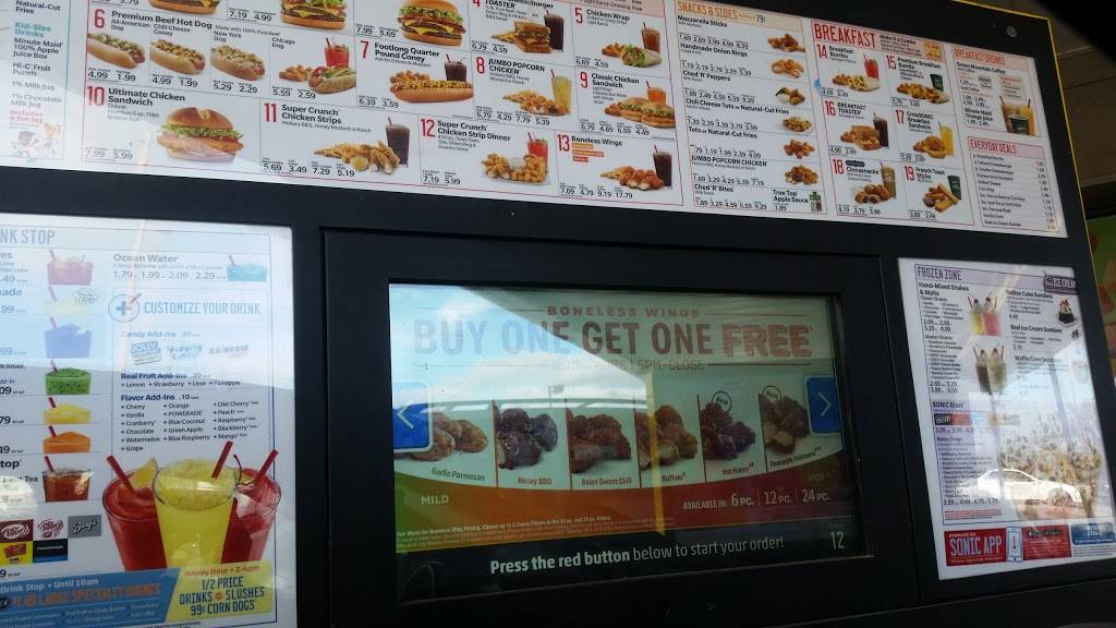 Sonic Drive-In | restaurant | 4904 E Admiral Pl, Tulsa, OK 74115, USA | 9188361511 OR +1 918-836-1511