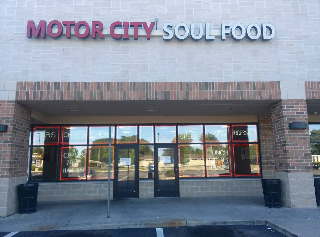 Motor City Soul Food | restaurant | 24790 Greenfield Rd, Oak Park, MI 48237, USA | 2489684444 OR +1 248-968-4444