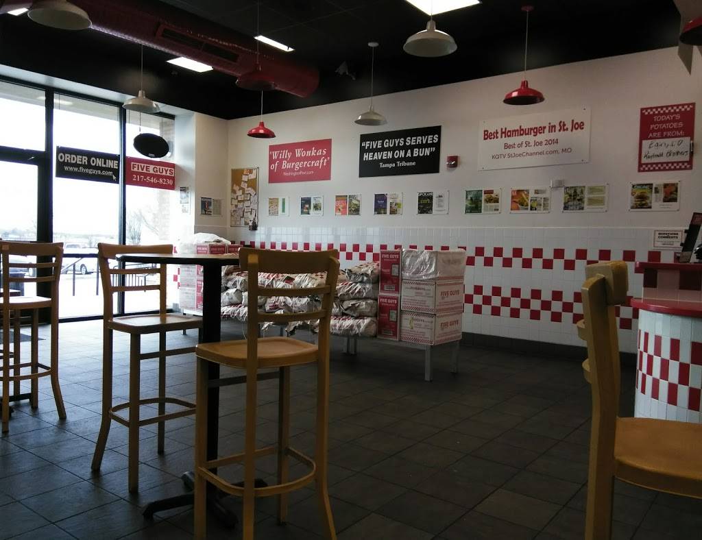 Five Guys | meal takeaway | 2501 Wabash Ave, Springfield, IL 62704, USA | 2175468230 OR +1 217-546-8230